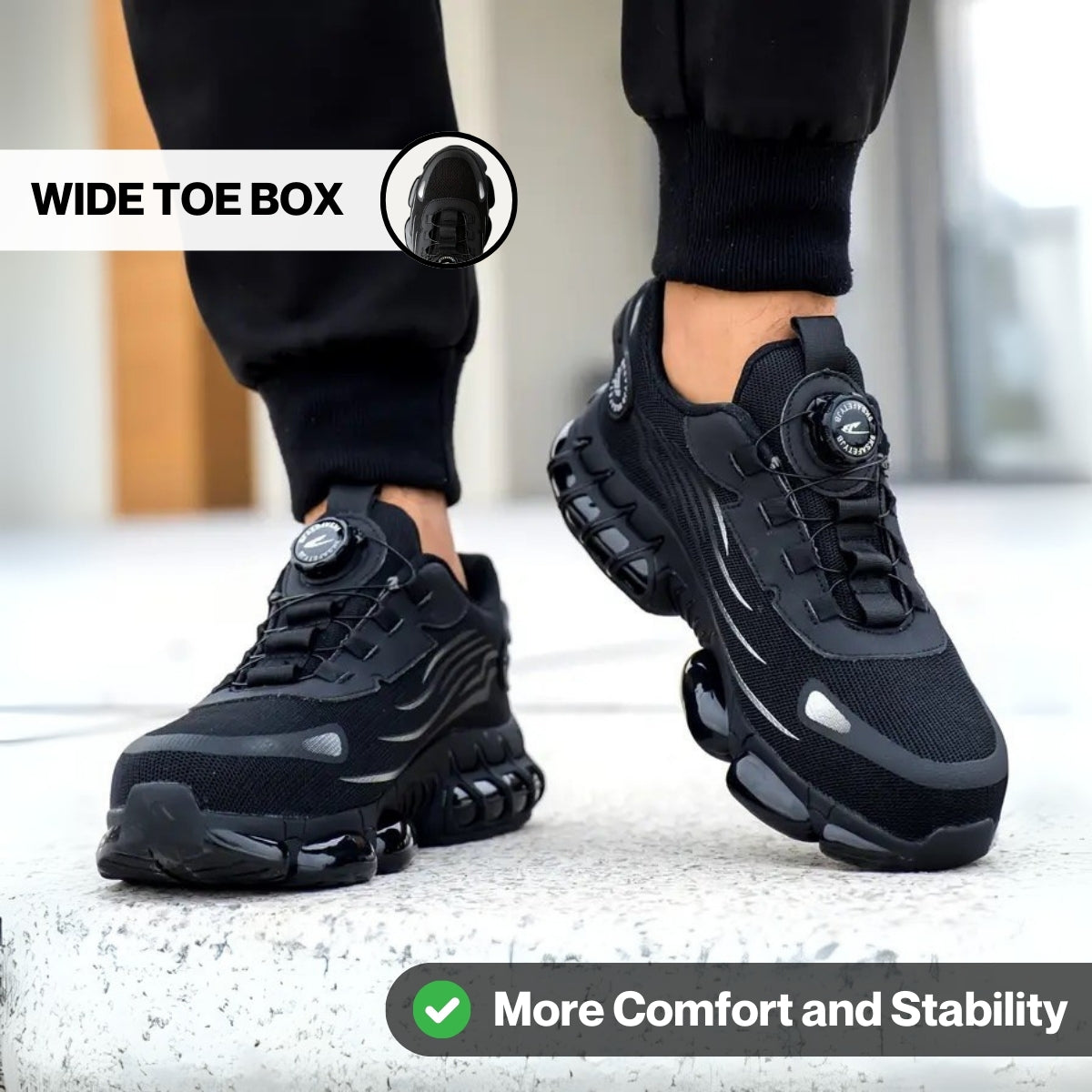 Axon - Healthy & Protective Steel Toe Sneakers